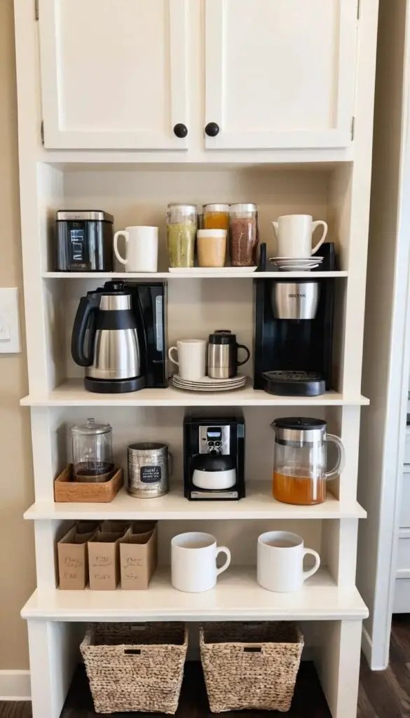 coffee or tea station