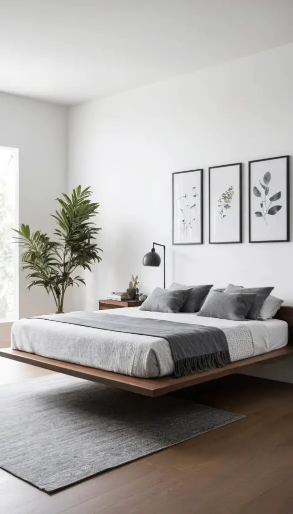 floating bedframe