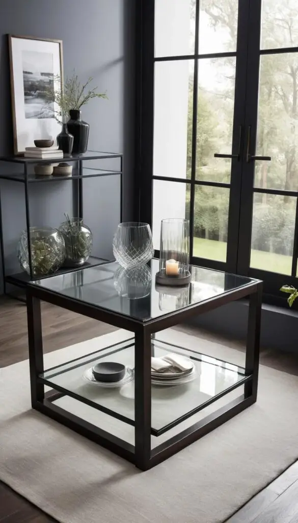 glass table