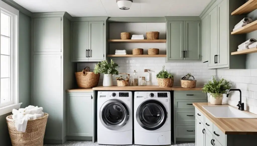 small laundry room