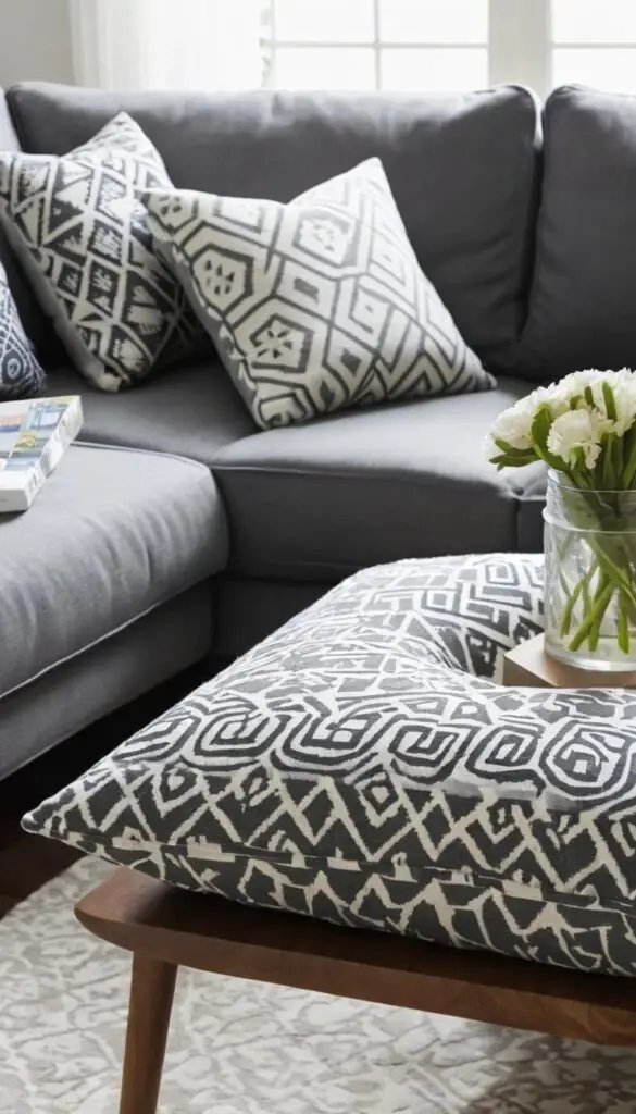 patterned cushions