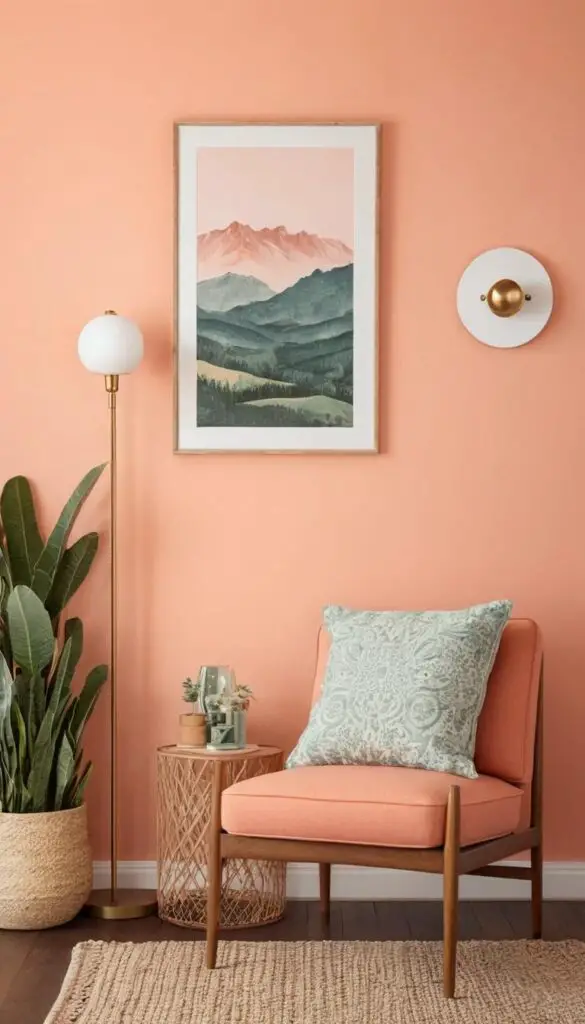 peachy coral