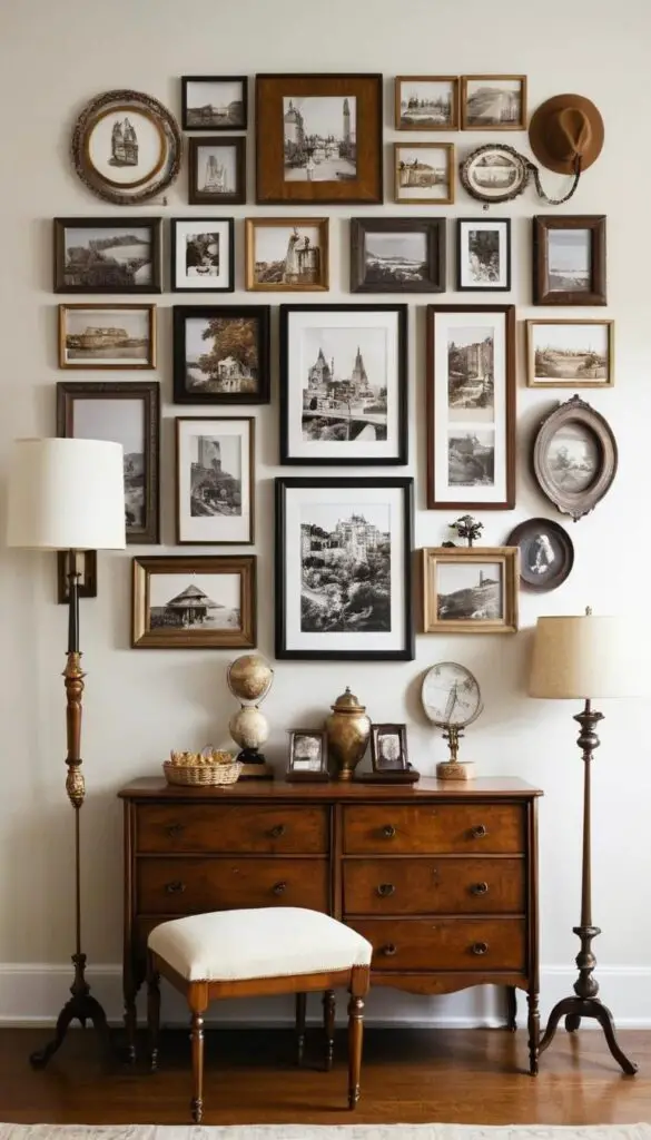 personalized touches like gallery wall