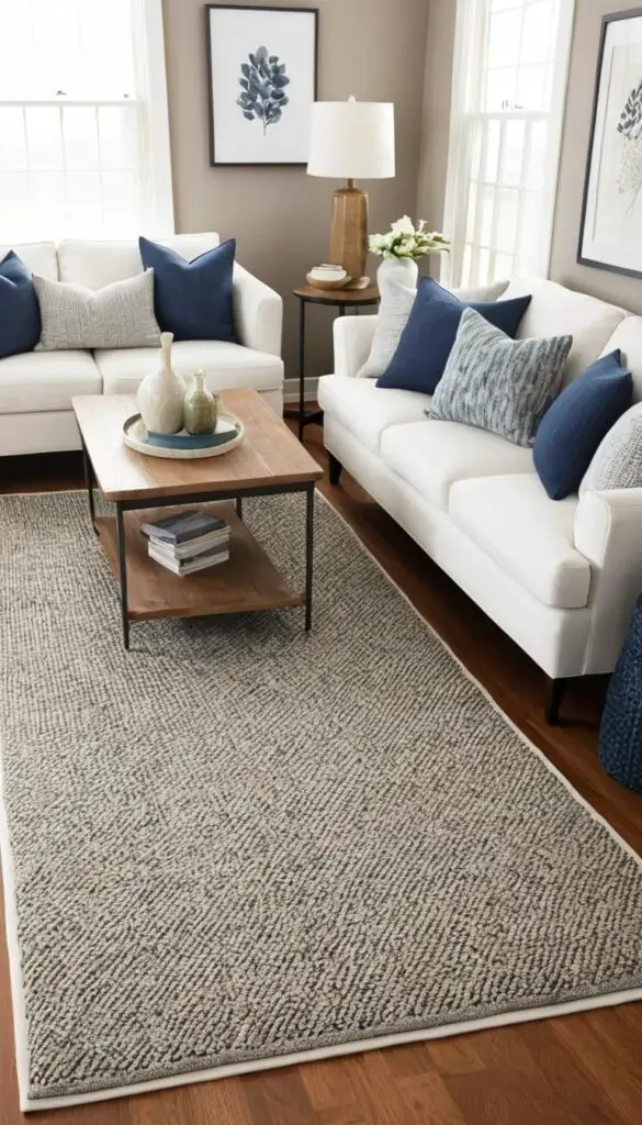 textured rug