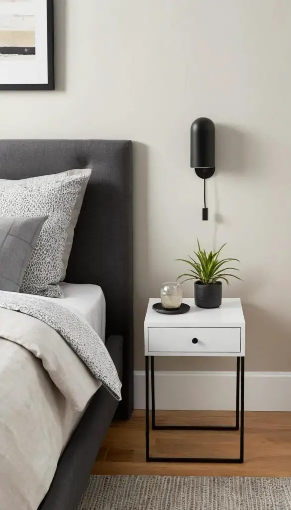 wall mounted nightstand