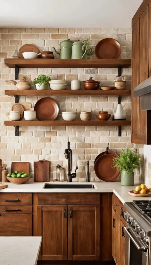 Earthy Browns kitchen 