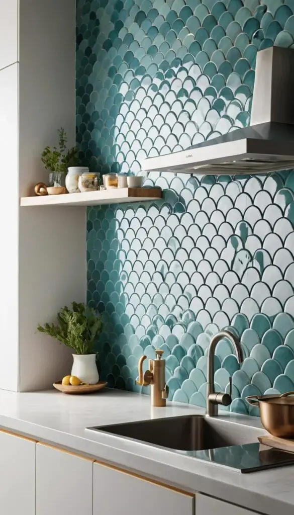 Fish Scale Tiles