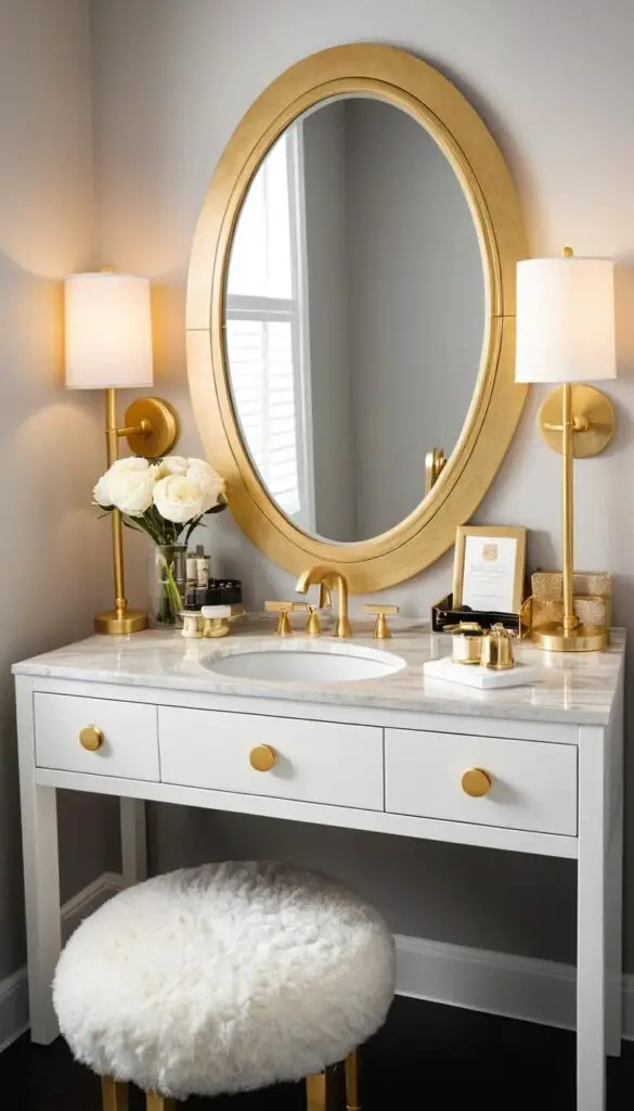 Glamorous Gold Vanity