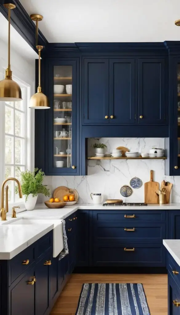 Navy Blue kitchen