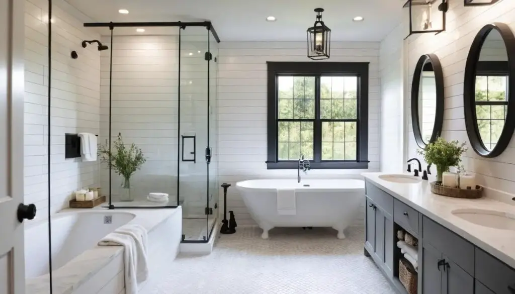 farmhouse bathroom