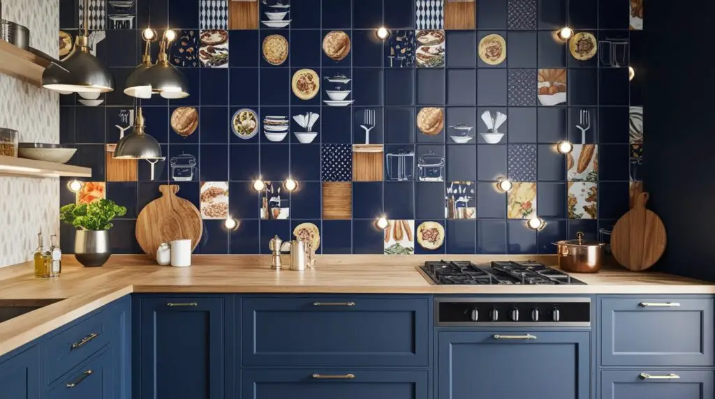 decorated kitchen wall