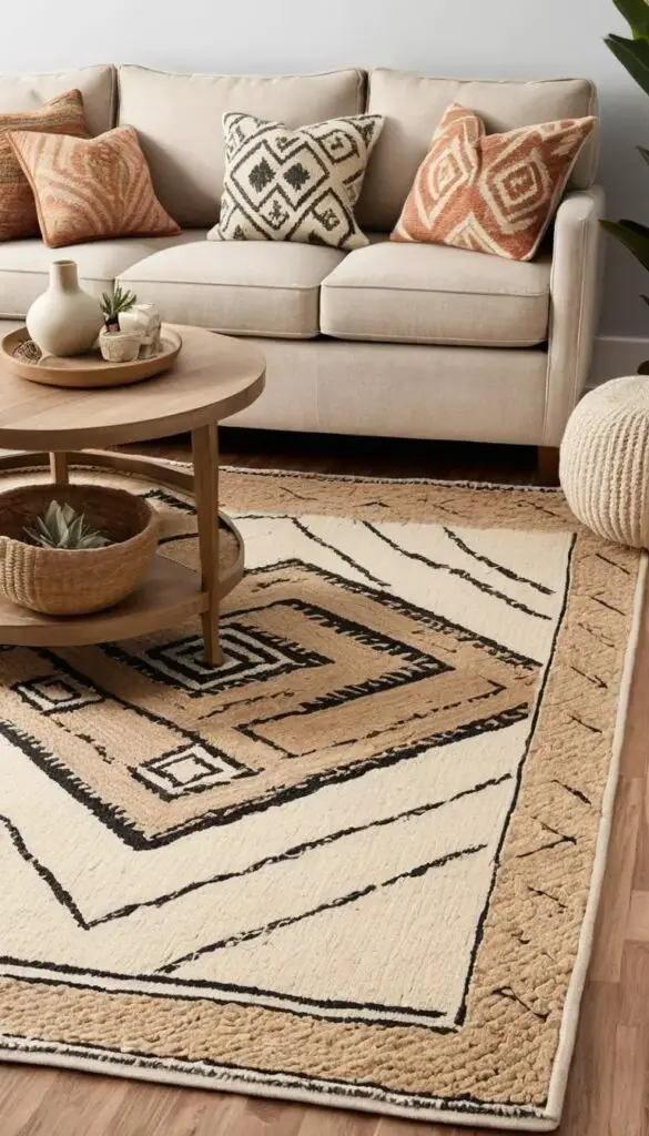 neutral rug