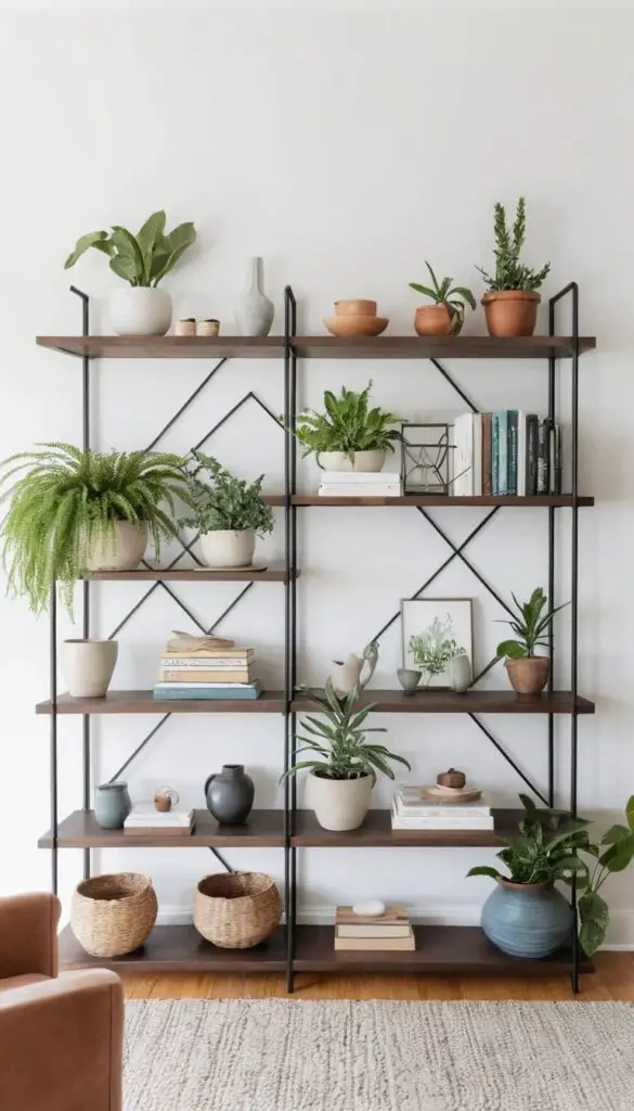 open shelving