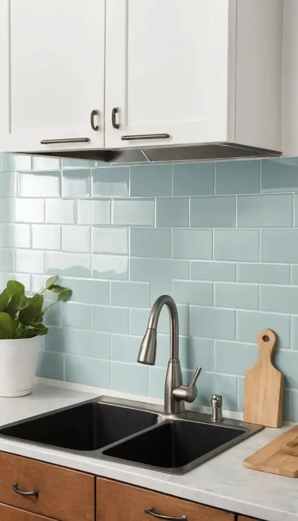 peel-and-stick backsplash