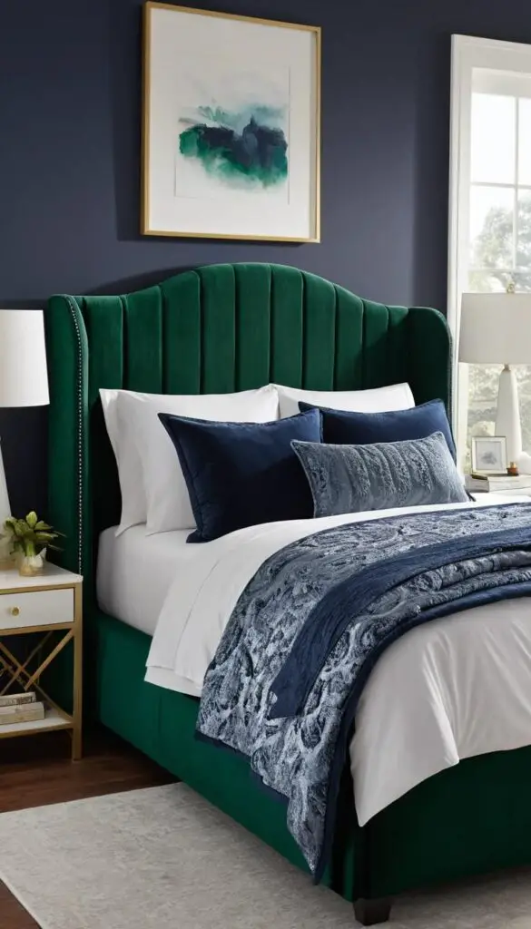 plush velvet headboard