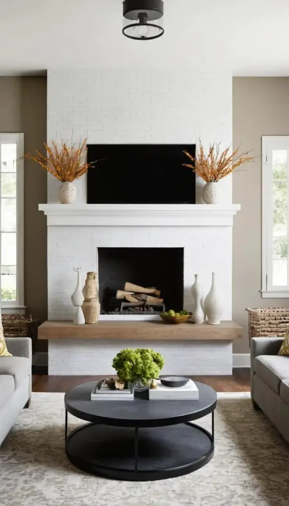 striking fireplace