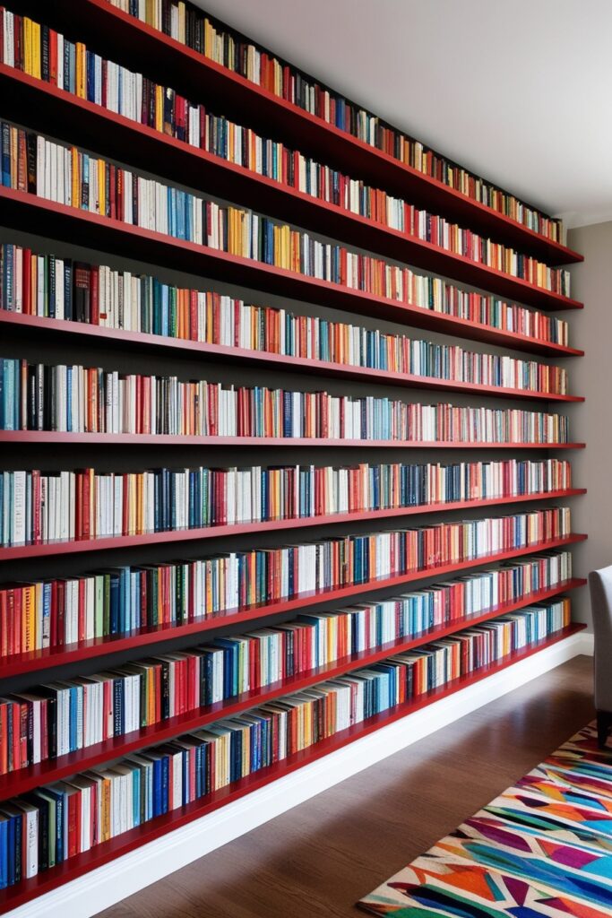 Color-Coordinated Book Displays