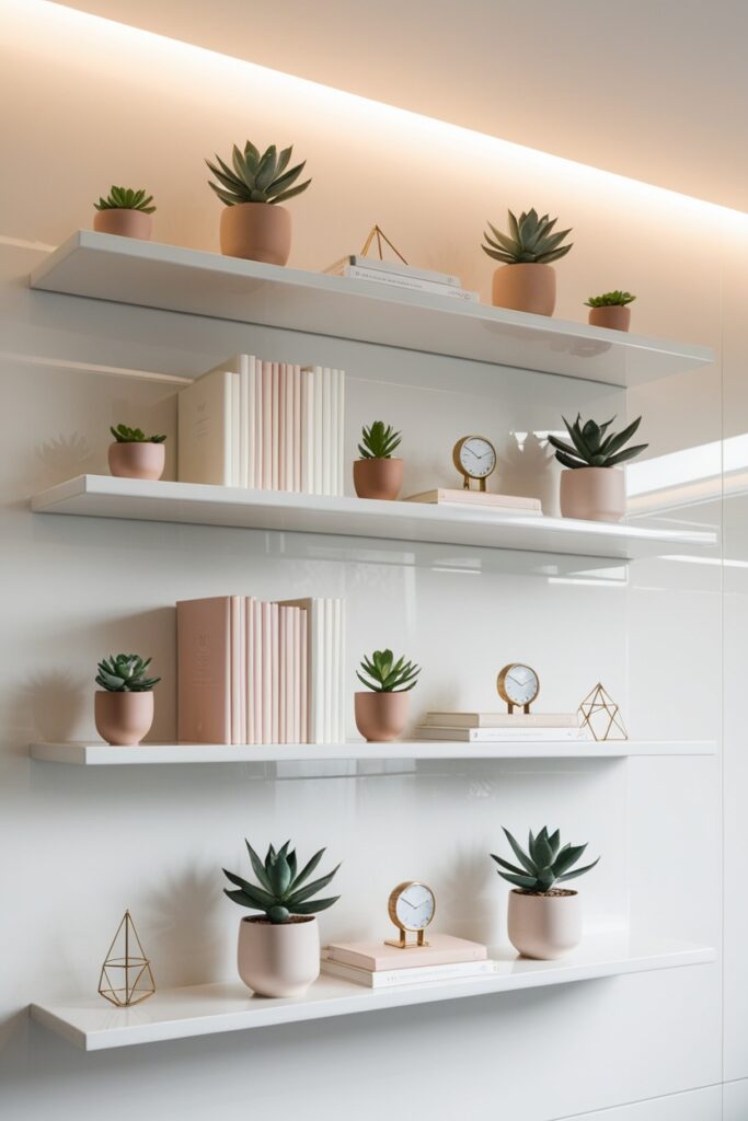 Floating Shelves Display (2)