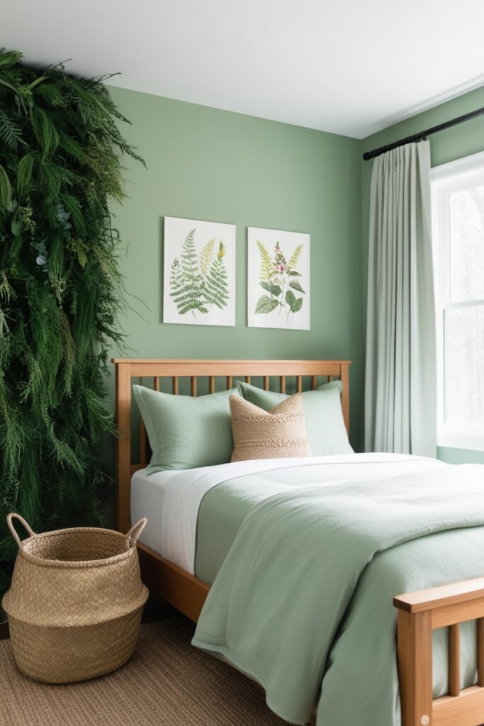 Nature-Inspired bedroom