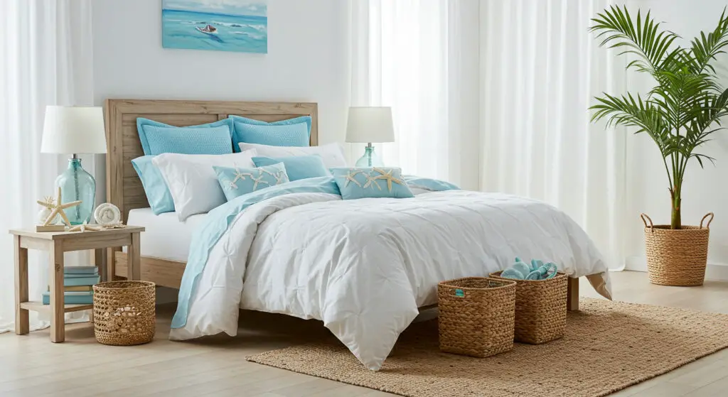 beach inspired bedroom