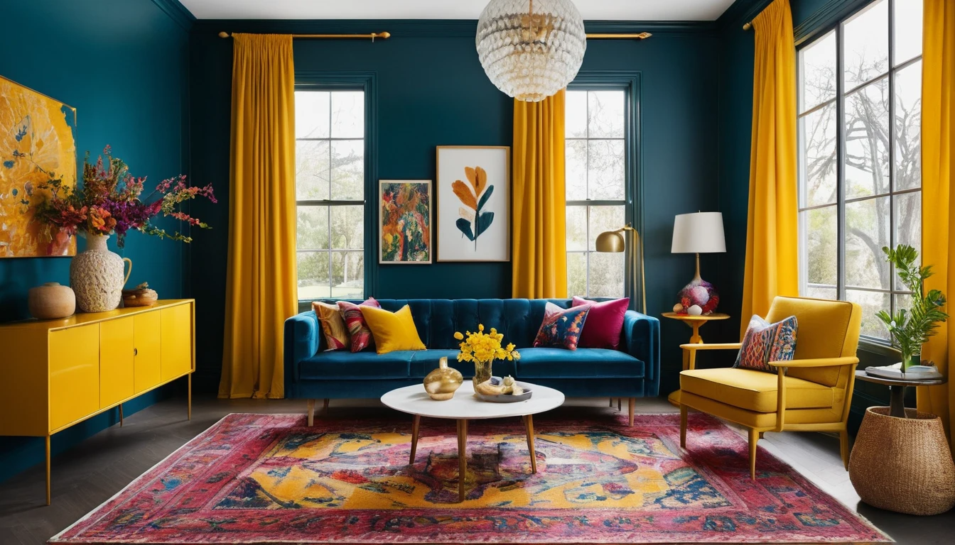 maximalism decorated home