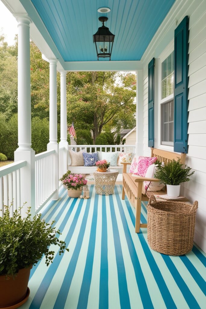 painted porch floor