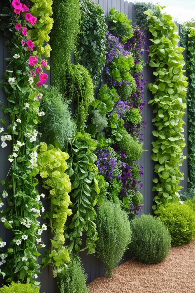 space-saving vertical garden
