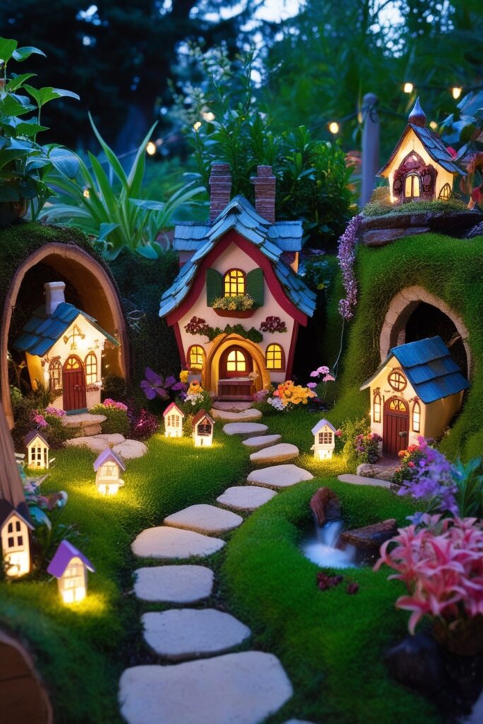 whimsical fairy garden