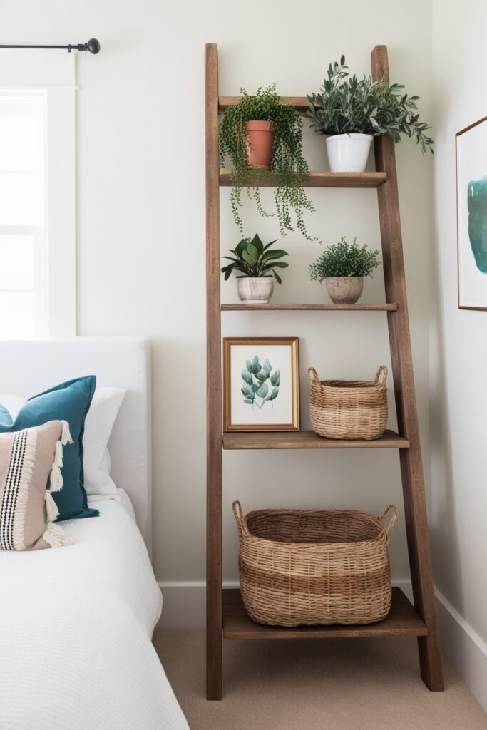 Ladder Shelf for Vertical Storage