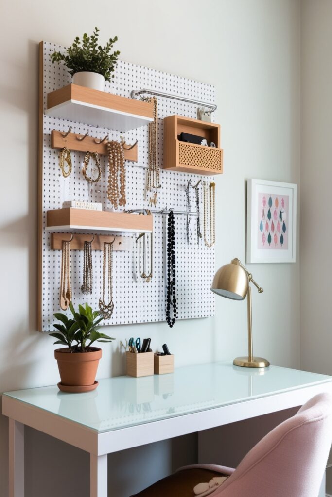 Pegboard Storage Wall
