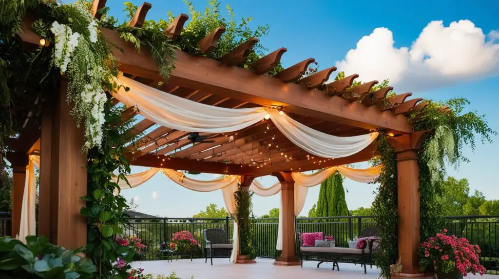 backyard pergola