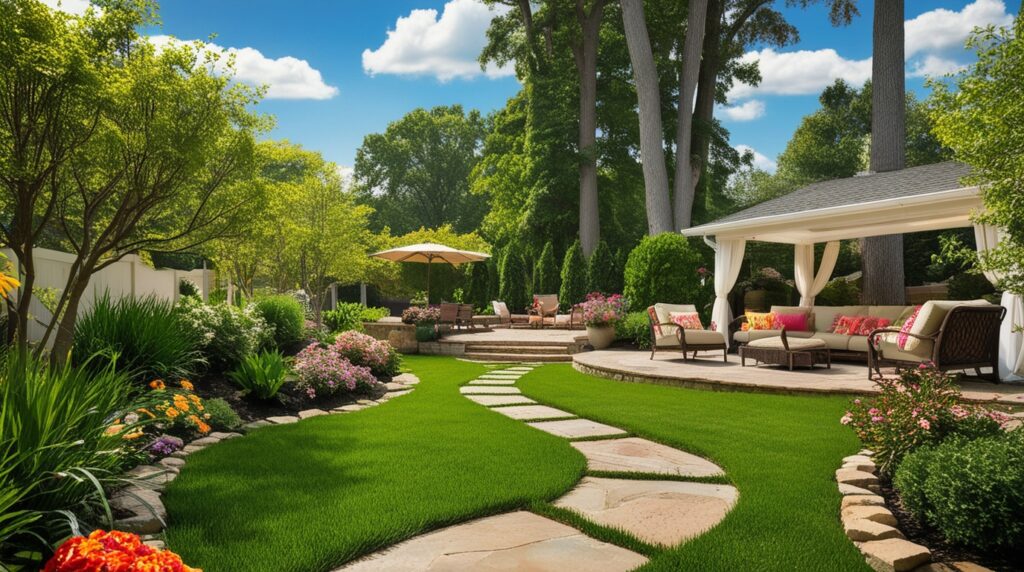 cozy backyard