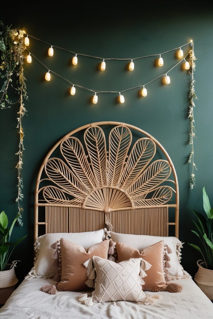 peacock rattan headboard (2)