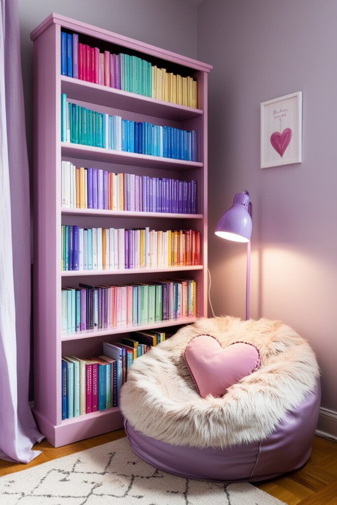 Candy-Colored Book Nook
