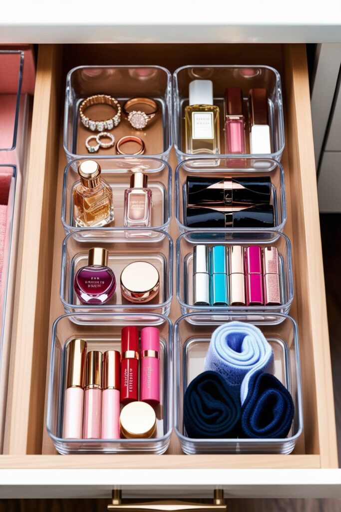 Clear Drawer Organizers