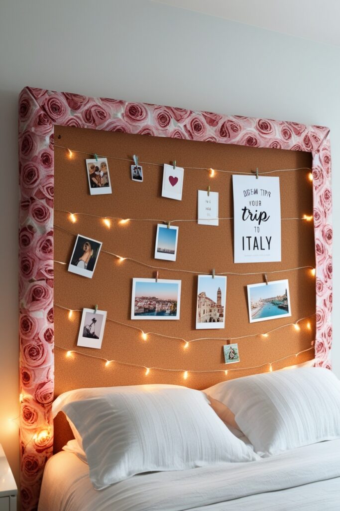 Corkboard or Pinboard Headboard