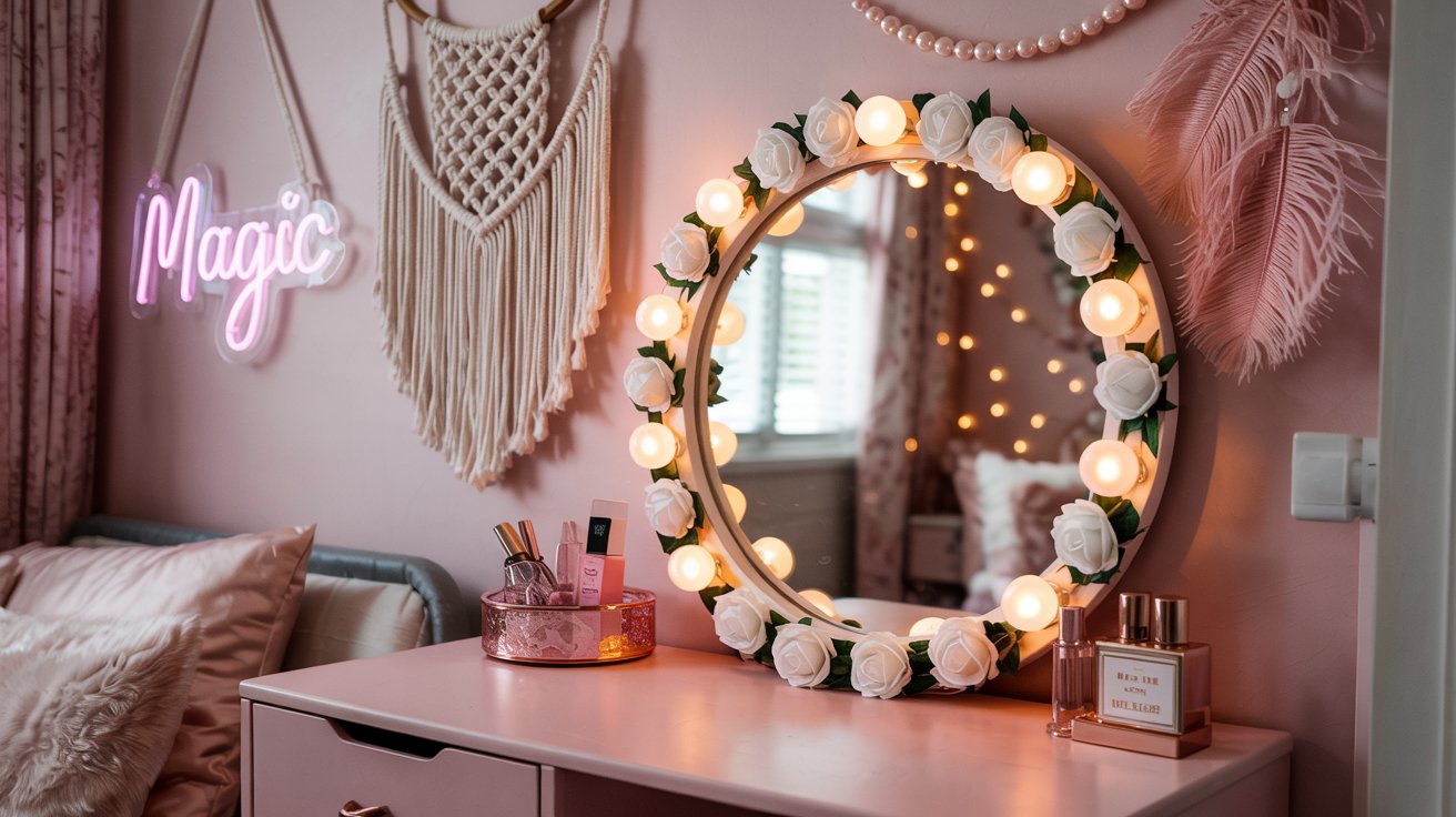 DIY decorated Bedroom