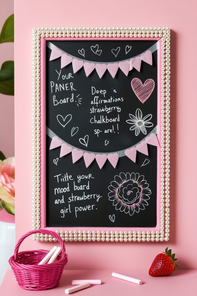 DIY Chalkboard Wall Panel