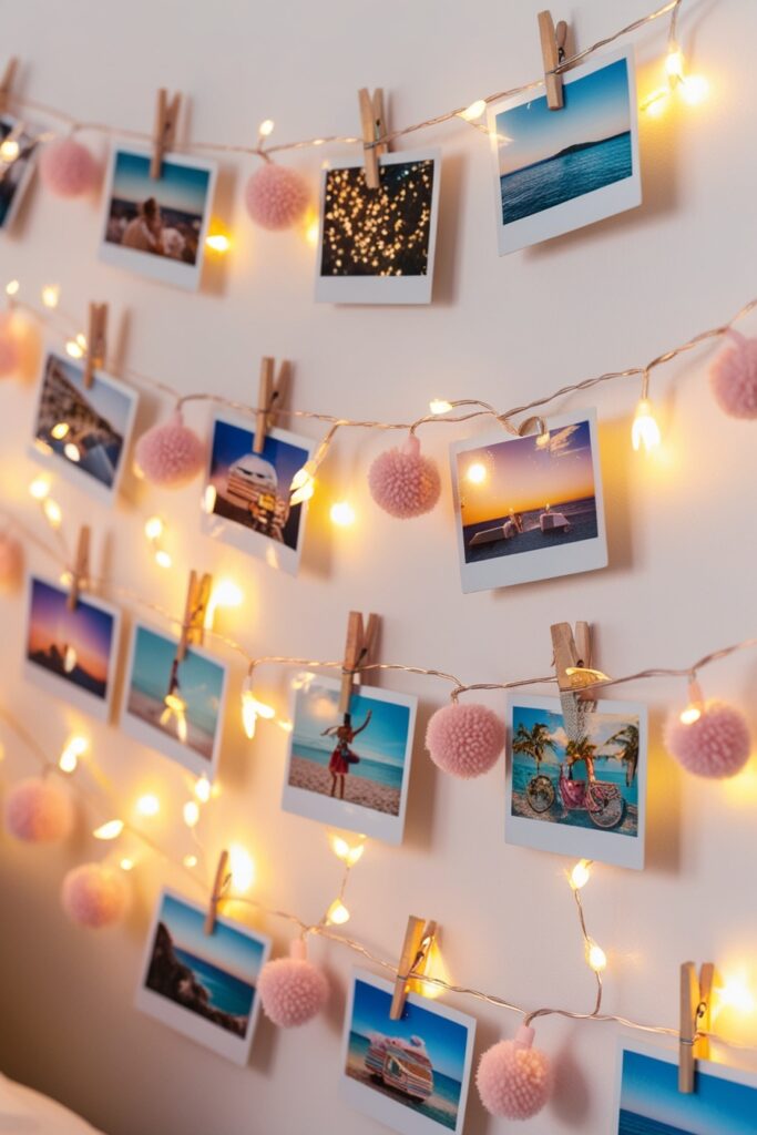 DIY Hanging Photo Garland