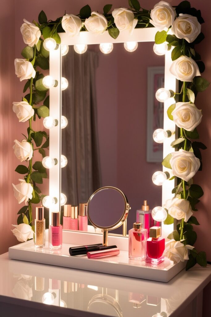 DIY Light-Up Vanity Frame