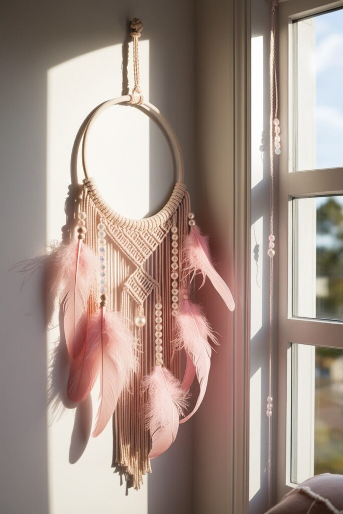 DIY Macrame Dreamcatcher