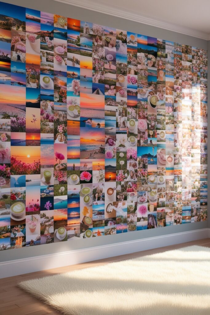 DIY Photo Collage Wall