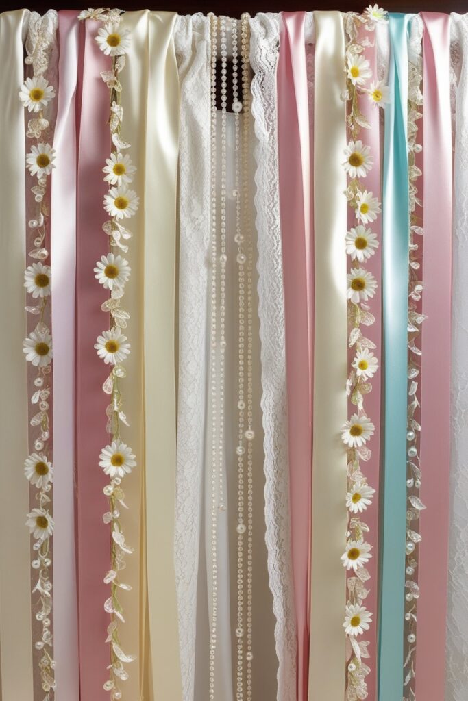 DIY Ribbon Wall Hanging