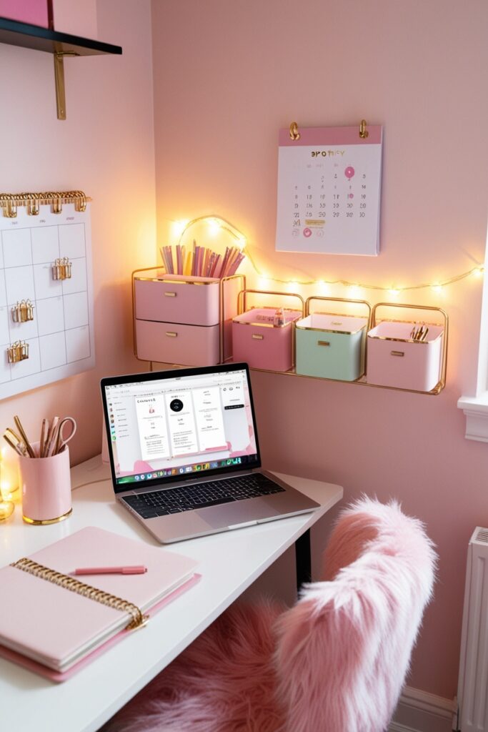 Desk Area Turned Study Paradise
