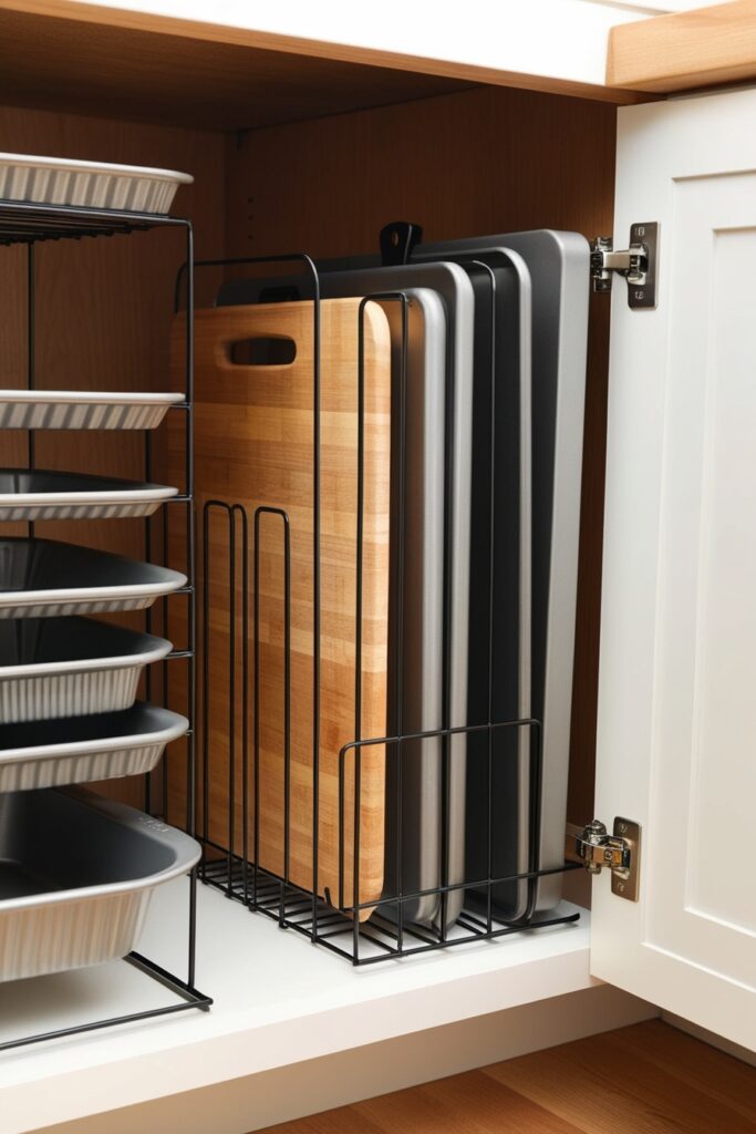 File Holders for Cutting Boards & Trays