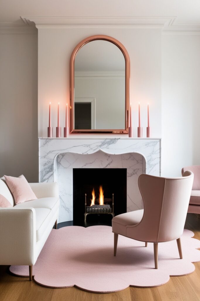 Fireplace-Focused Arrangement