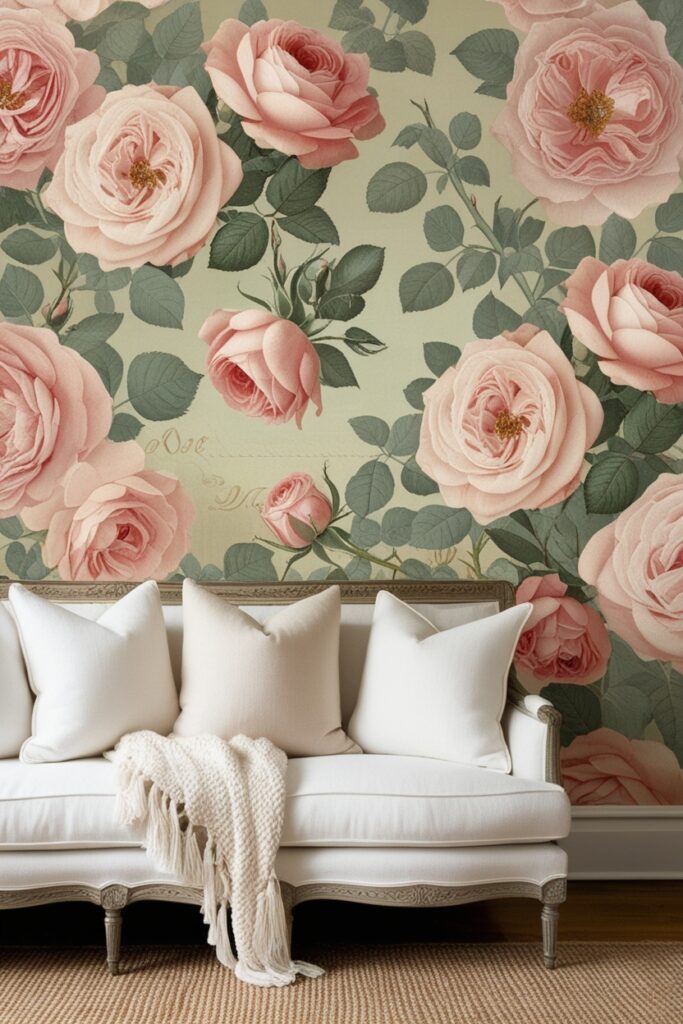 Floral Peel-and-Stick Wallpaper
