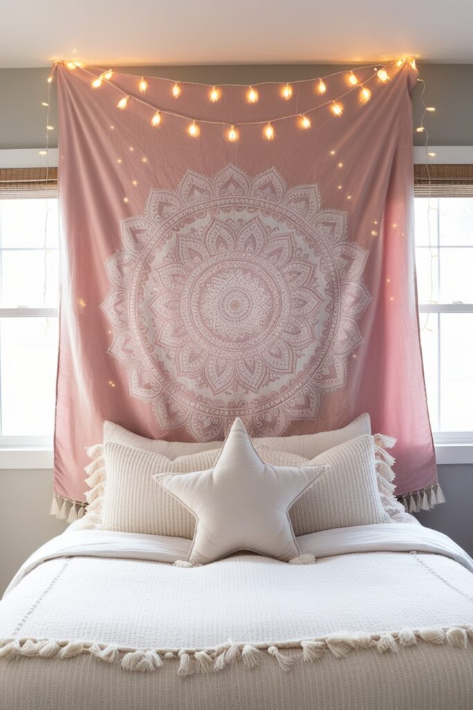 Hanging Tapestry Headboard