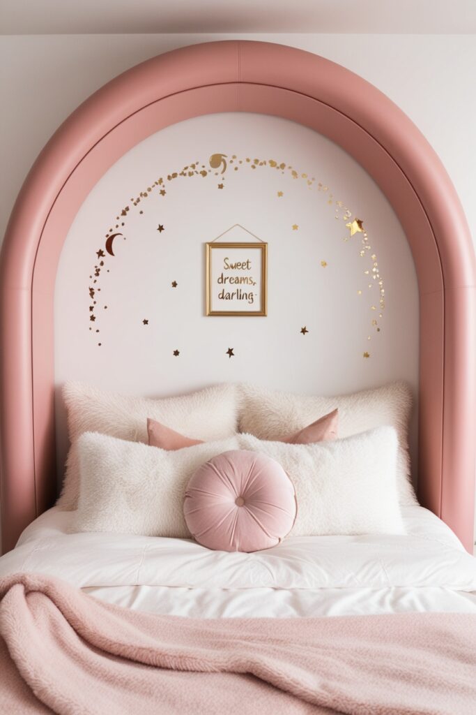 Painted Arch Headboard