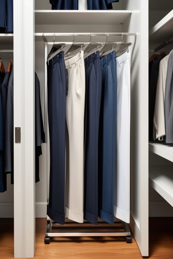 Pull-Out Trouser Rack